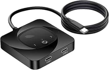 分配器・切替器 IZELL USB-C DocjkingStation with4Display Amazon.co.jp: Docooler USB-C スイッチャー、双方向 USB C 2